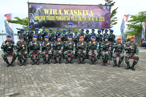 Sarat Makna dan Khidmat, 15 Siswa Sejurba Pom TNI AU Angkatan Ke-43 Resmi Sandang Baret Biru