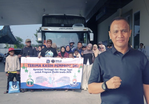 600 Pemudik IKBT-BA Berangkat Gratis dari Monas, Ada yang Rela Menginap